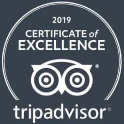 TripAdvisor Certificate of Excellence 2019