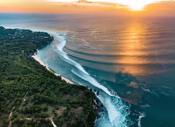 Bali surf in February